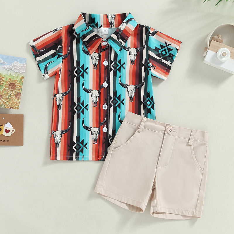 Ropa de bebé de vaca de vaca de granja occidental al por mayor