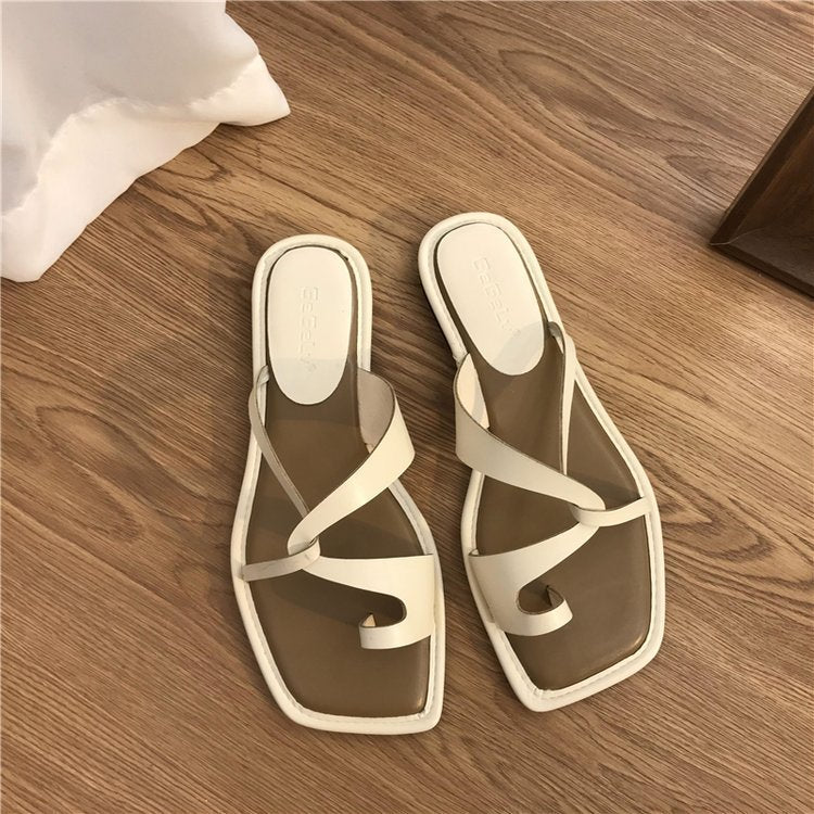 Wholesale Roman Style Slip-on Casual Slippers