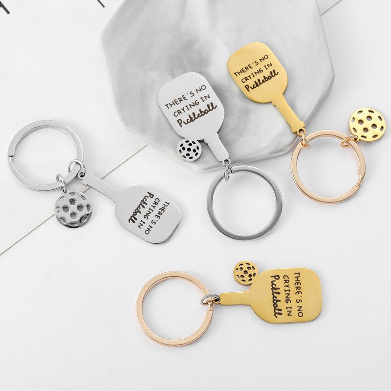 Wholesale Pickleball Racket Keychain Sports Pendant