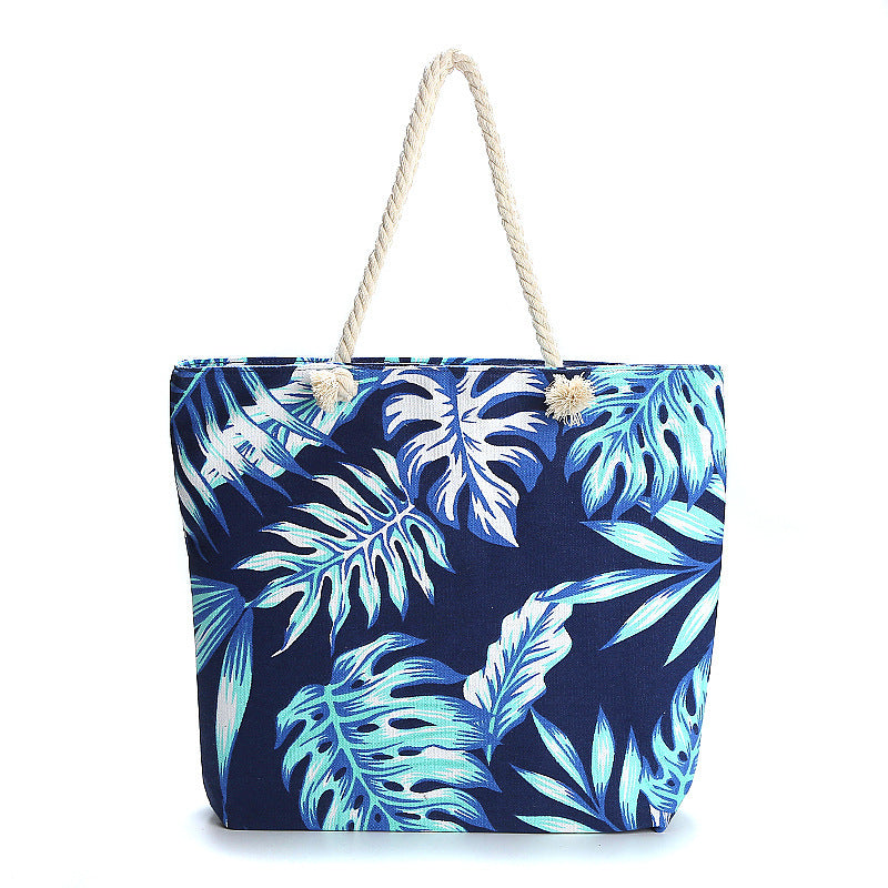 Bolsas de playa impresas en lienzo al por mayor lienzo