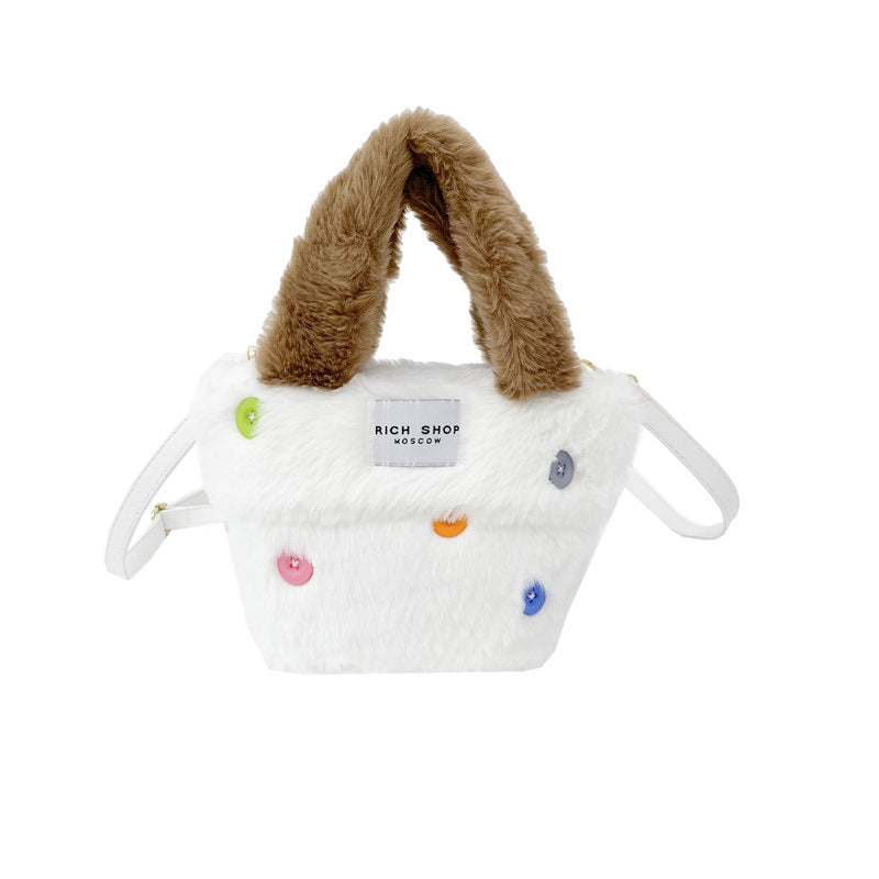 Wholesale Autumn and Winter Plush Crossbody Handbags
