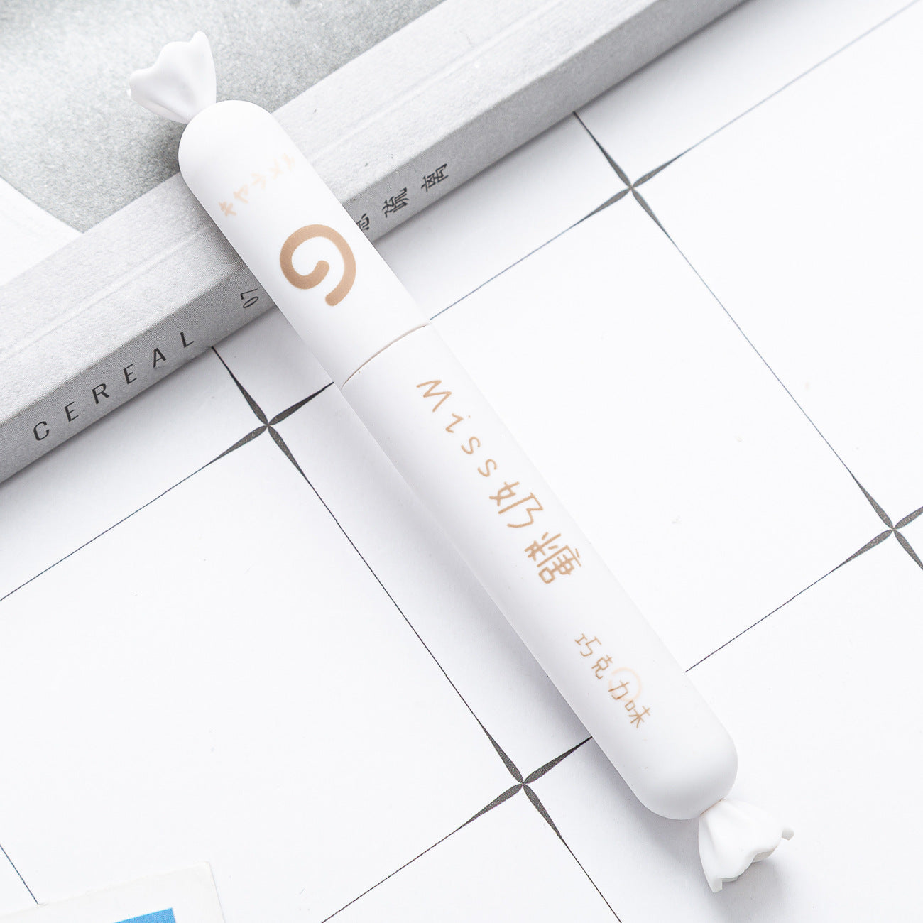 Bolígrafos de bolsillo de plástico en forma de dulces al por mayor