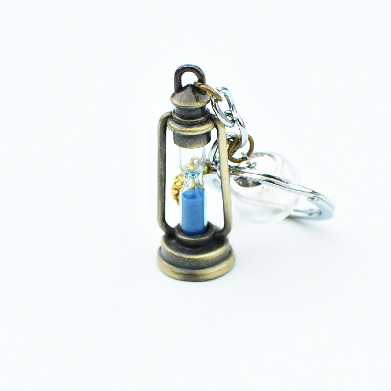 Wholesale Metal Retro Hourglass Keychain