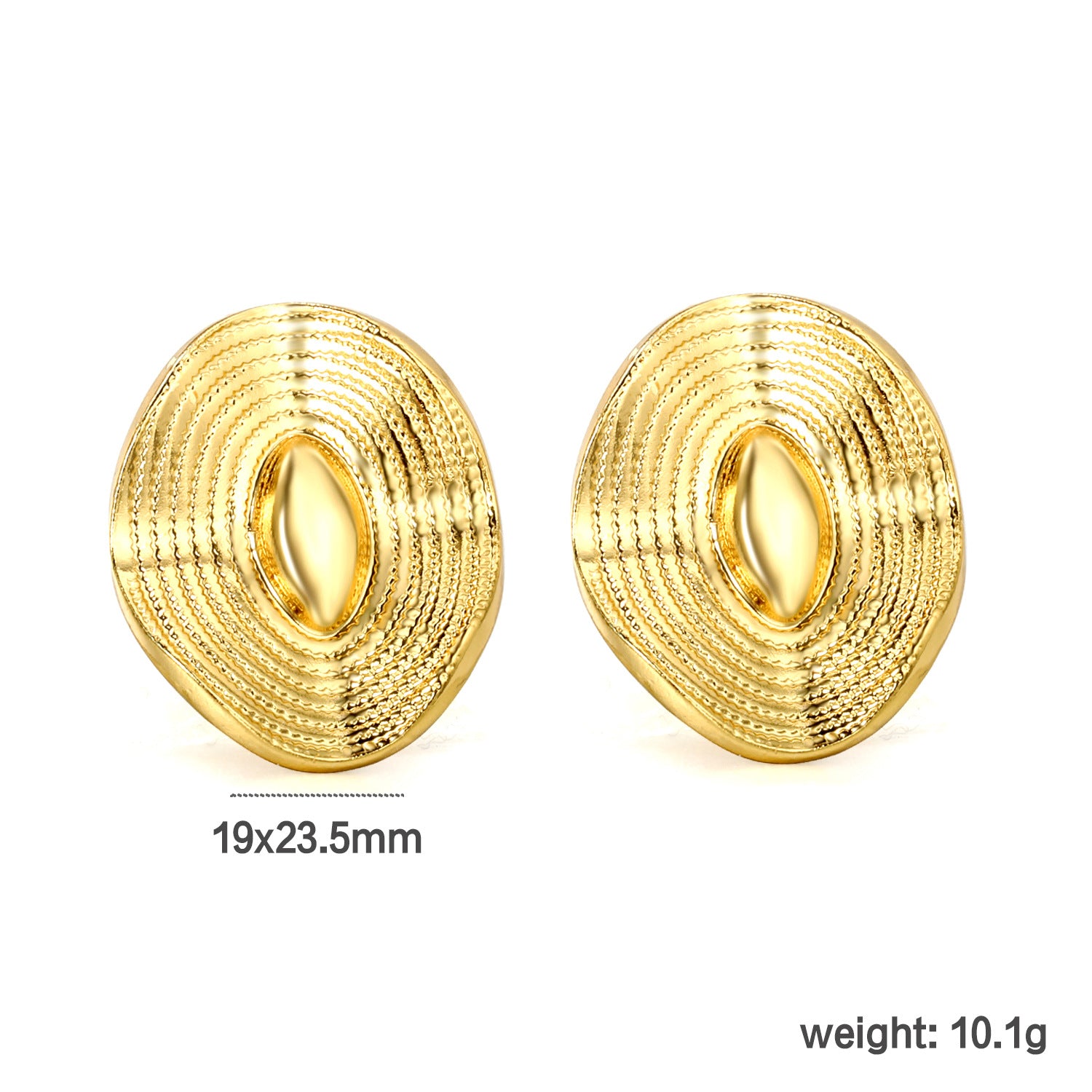 Wholesale 18k Gold-Plated Stainless Steel Stud Earrings,  Snake-Shaped Cartilage Studs