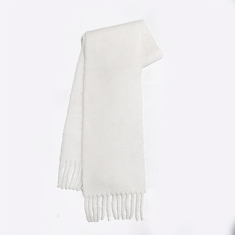 Wholesale 32% Wool Solid Color Soft Warm Scarf