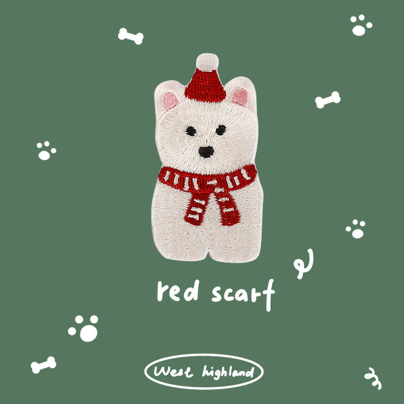 Wholesale CuteDog Embroidery Sticker  DIY Patches