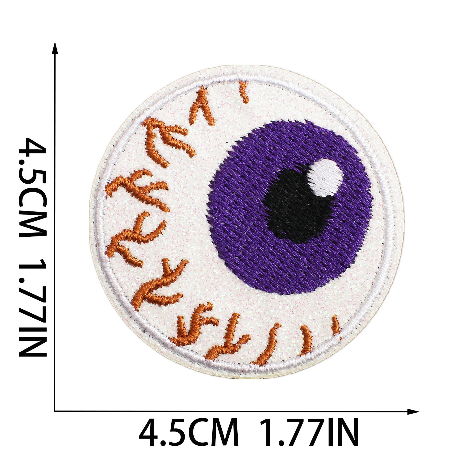 Wholesale Glitter Embroidered  Patch Ghost Skull Witch Cartoon DIY Fashion Accessory For Clothing Party Resale