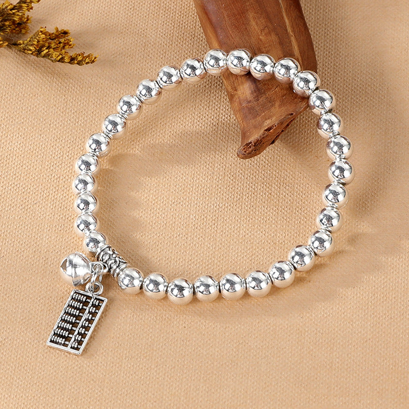Wholesale Vintage Handmade Miao Bracelet Silver Tone Alloy With Turquoise Blue Accents Fashion Jewelry Accessory Travel Souvenir Gift