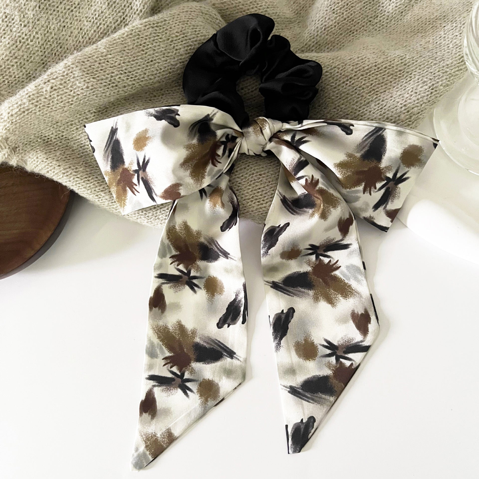 Wholesale Retro Ribbon Bow Hair Tie
