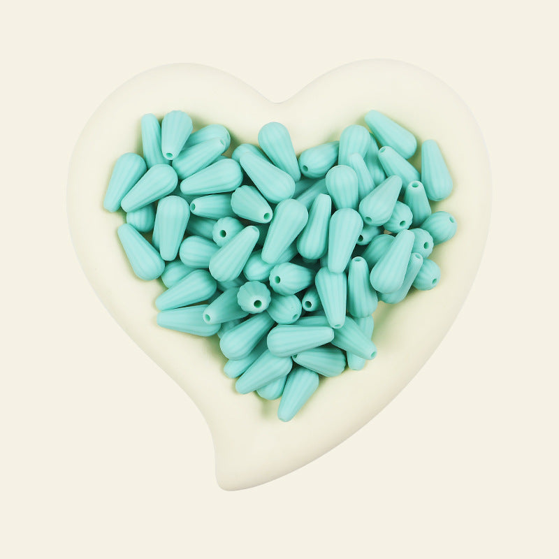 Wholesale 10PCS 22mm Monochrome DIY Accessories Silicone Beads