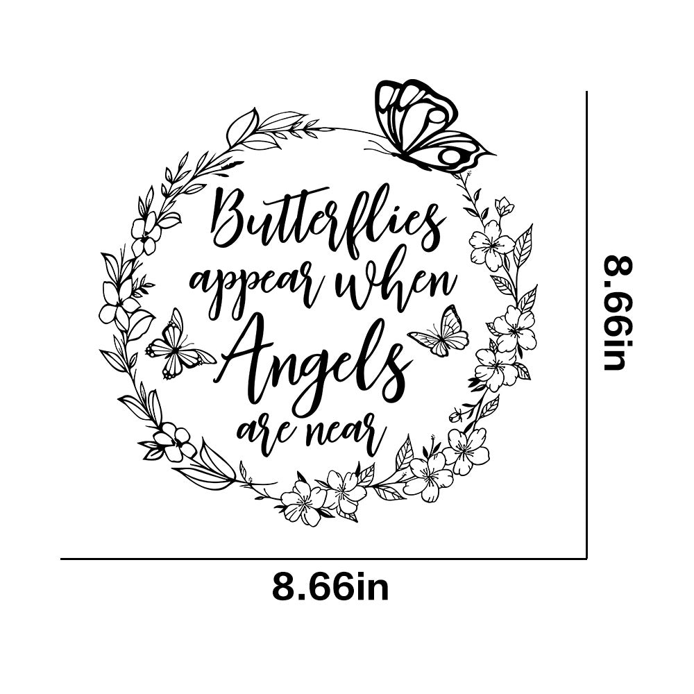 Wholesale 10pcs Butterfly Theme Series White Ink Stamping UV DTF Ready to Press Transfers Wraps