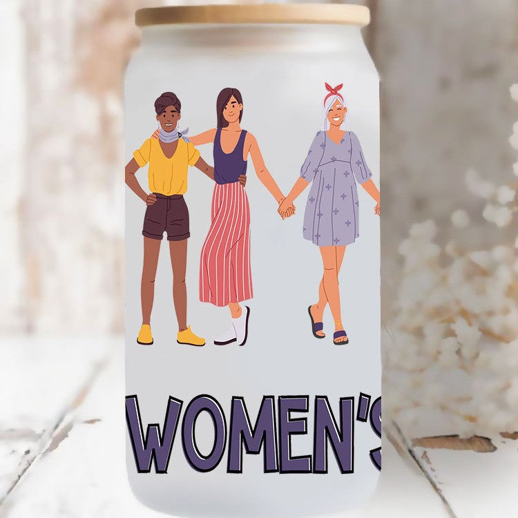 Wholesale Women's History Monthly Series 16oz Cup UV DTF Wraps