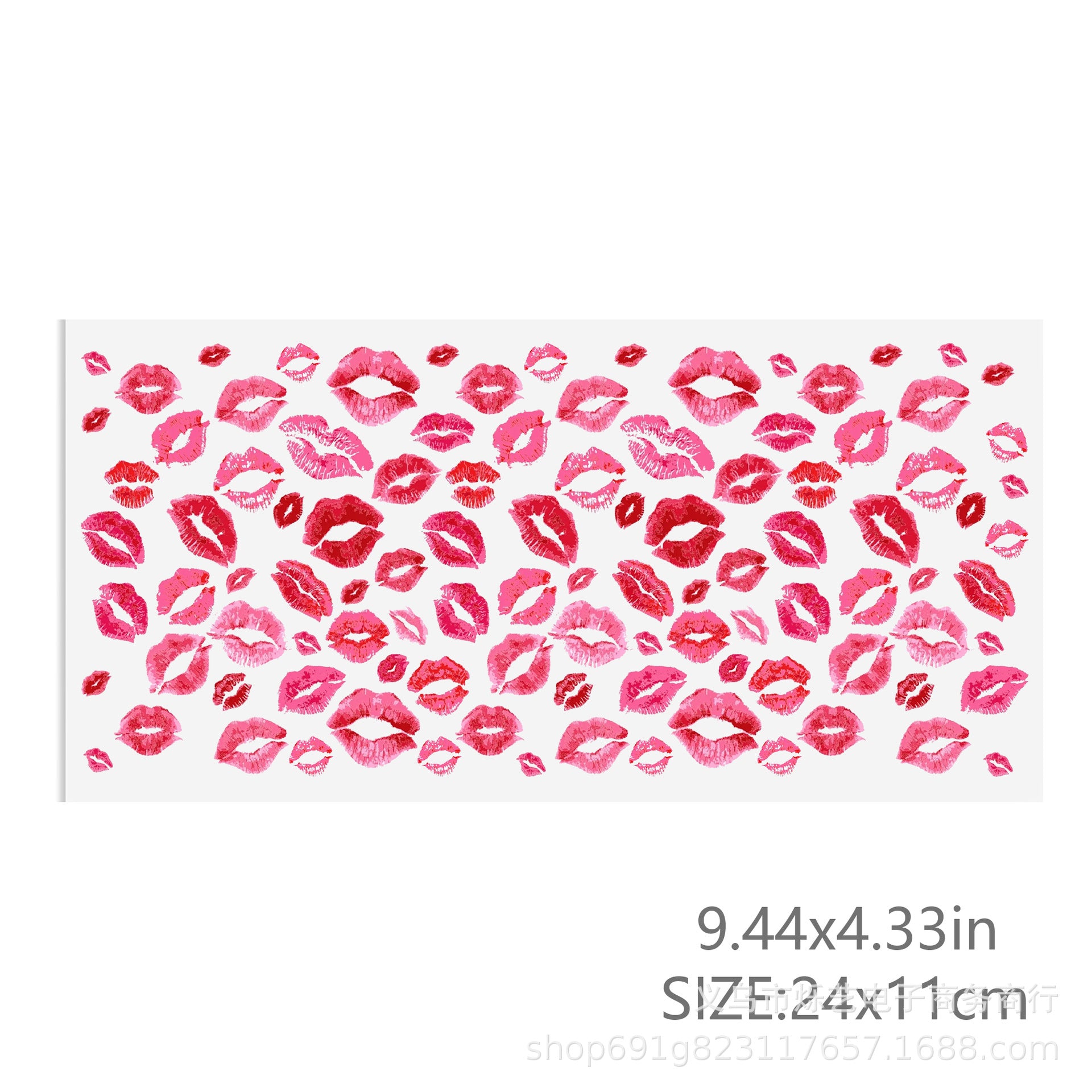 Wholesale Dog Love Valentine' s Day 16oz Cup UV DTF Wraps