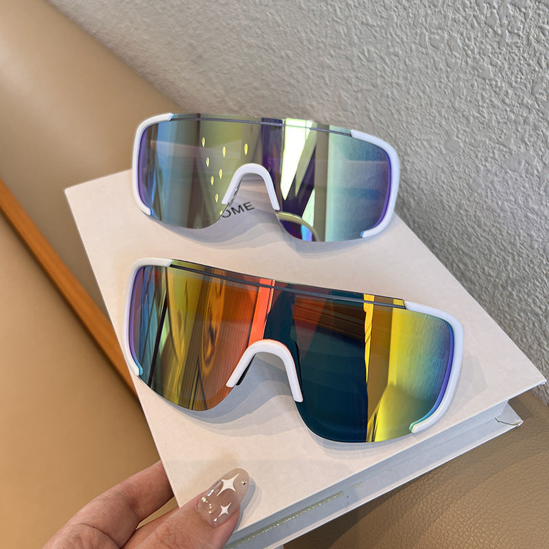 Wholesale Large Frame Outdoor Cycling Eye Protection Windproof Sunglasses