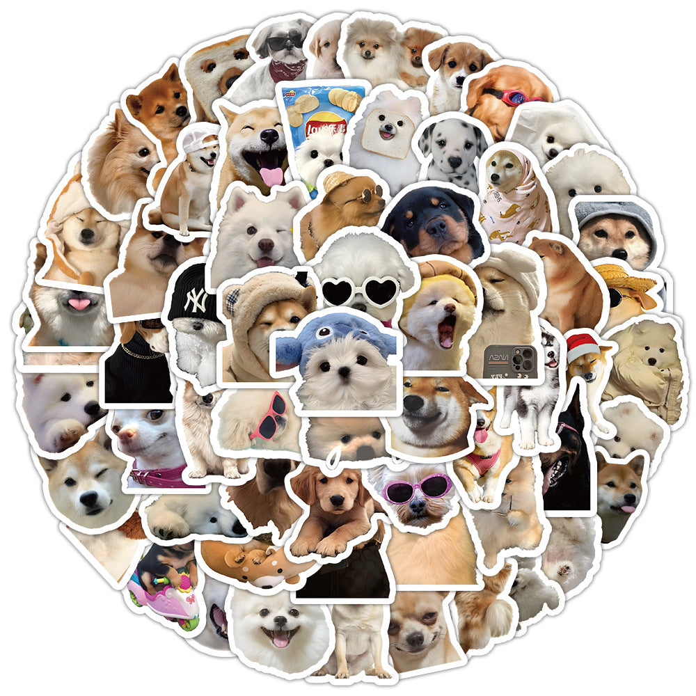 Wholesale 100 Cartoon Cute Kittens and Puppies Waterproof Vinyl Stickers
