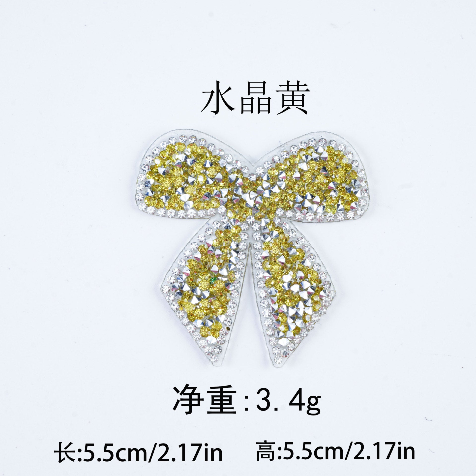 Wholesale Colorful bow pattern rhinestone embroidery DIY Patches