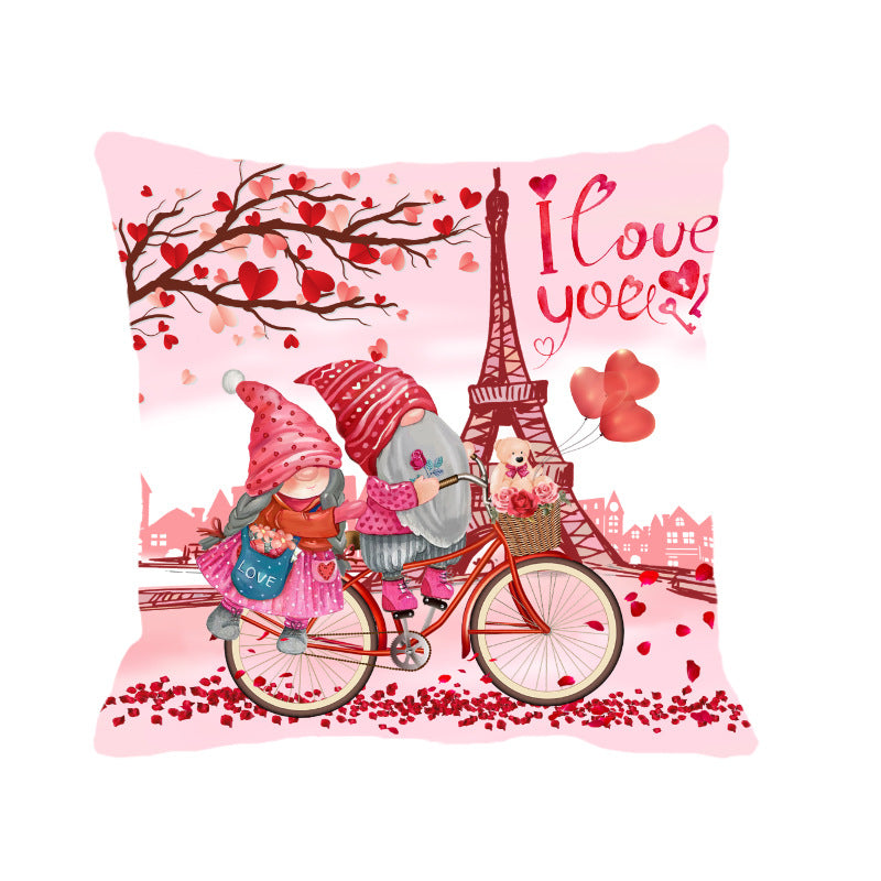 Wholesale Valentine's Day Linen Love Pillow Covers