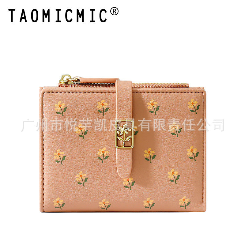 Wholesale Printed Short Cute Cartoon Female Short Coin Purse