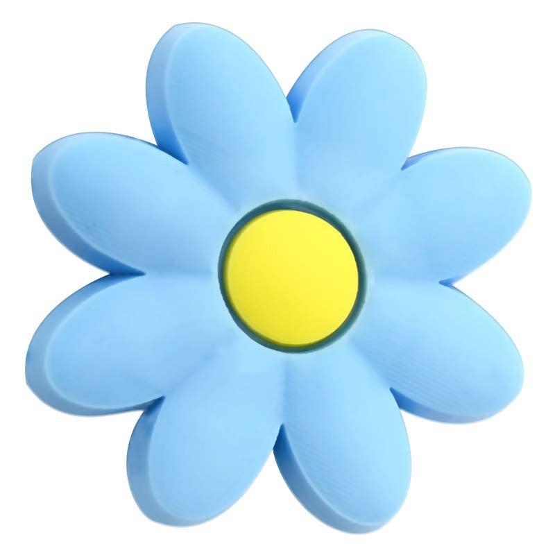 Wholesale Random 100pcs Colored Flower Shaped Focal Beads