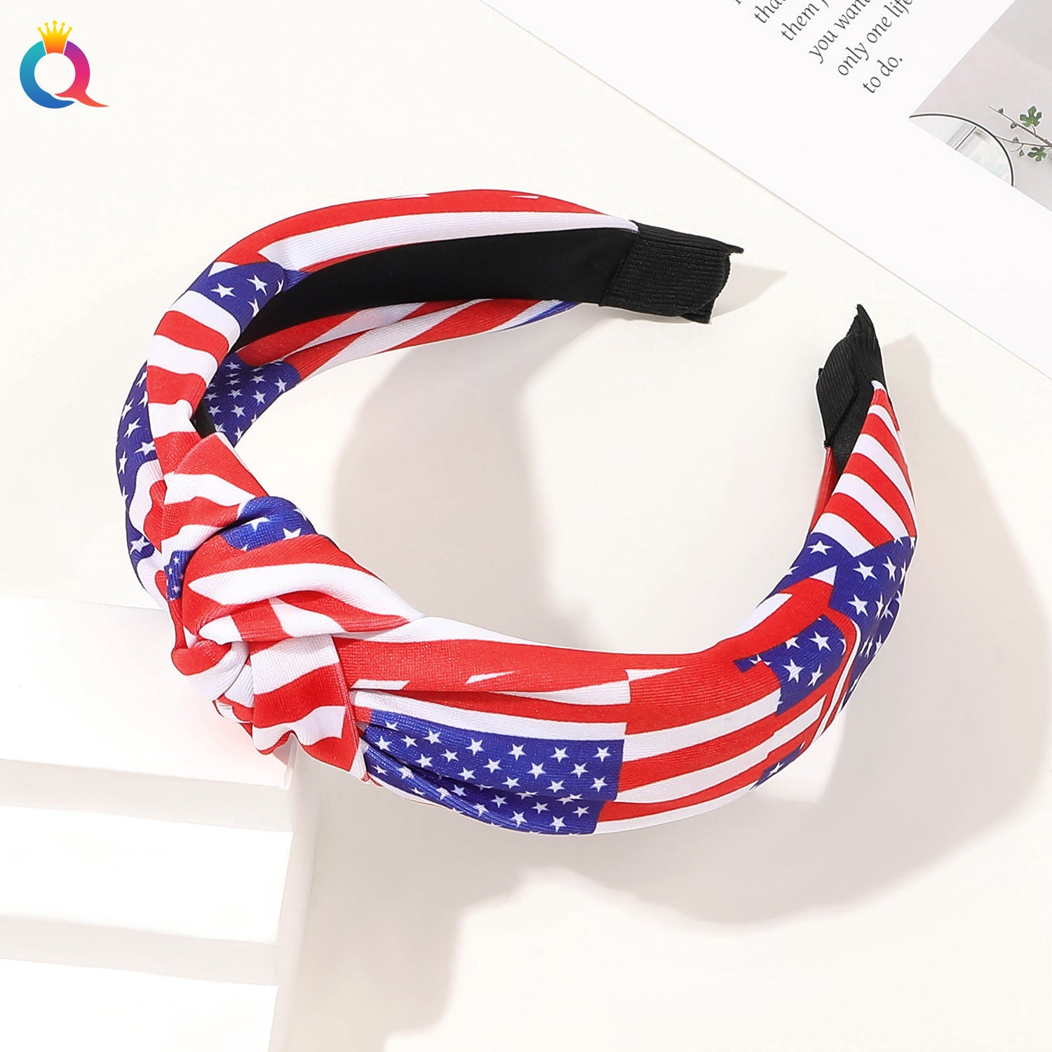 Wholesale American Independence Day Star Knotted Headbands