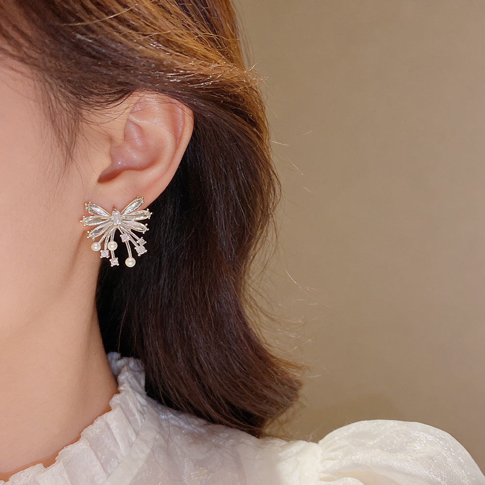 Wholesale 2pcs Bow Earrings Luxury Earrings Ear Studs