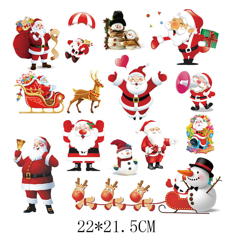 Wholesale Christmas Cartoon Heat Transfer Patterns  UV DTF Ready to Press Transfers Wraps