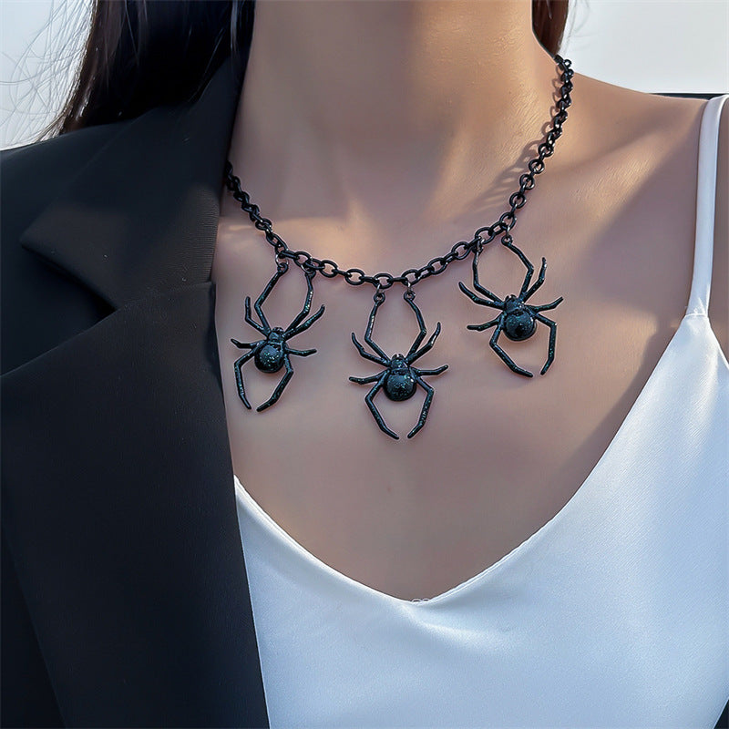 Wholesale Dark Gothic Style Necklace Multi-layer Simulation  Necklace  Jewelry