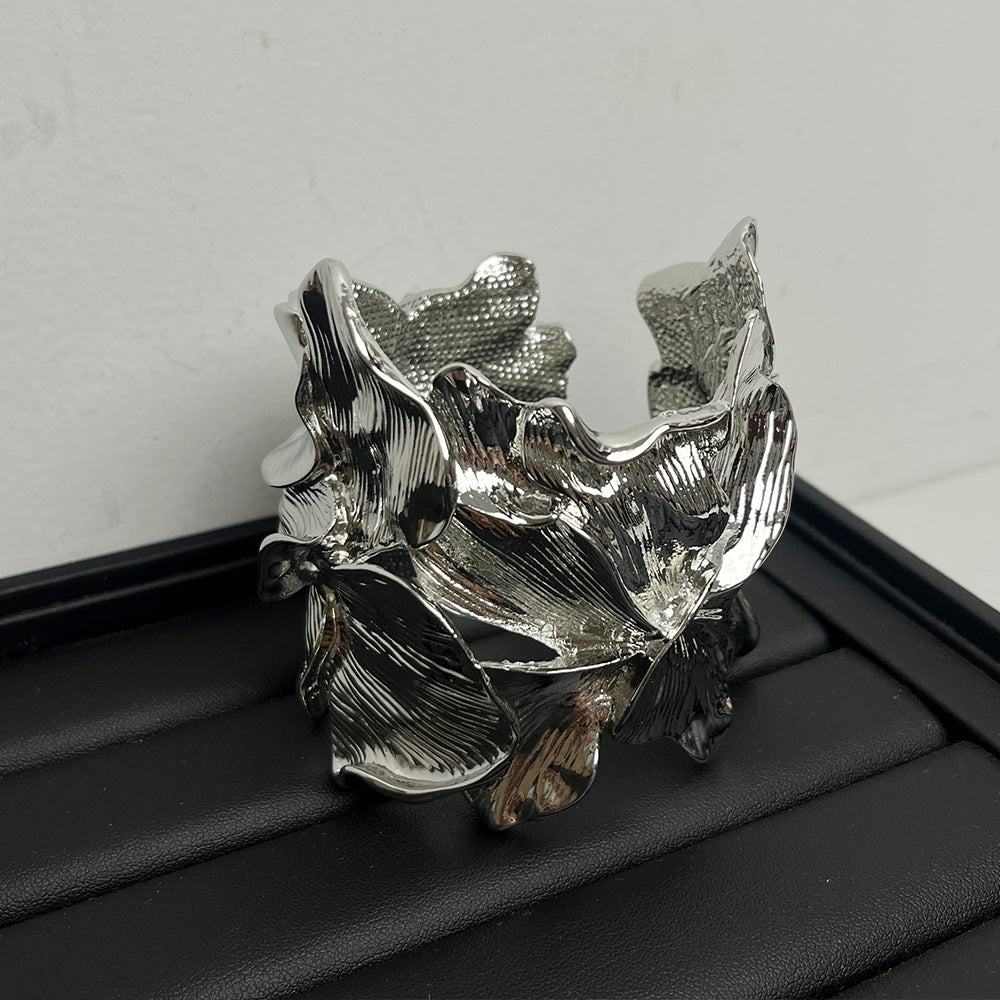 Wholesale Vintage Golden Mosaic Flower Bracelet