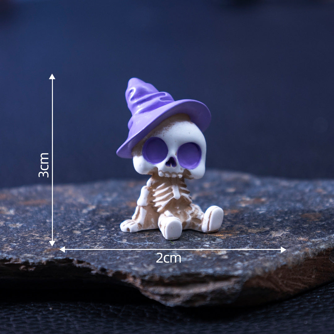 Wholesale 5pcs Candy Pumpkin Skull Doll Decorations