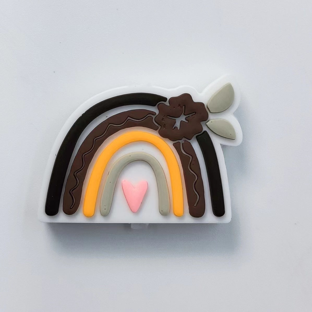 Wholesale 10pcs Rainbow Silicone Beads