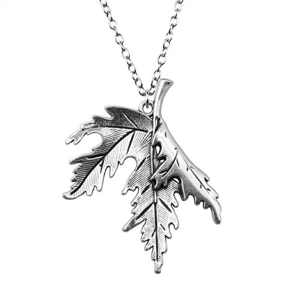 Wholesale Summer and Autumn Creative Retro Maple Leaf Pendant Necklace