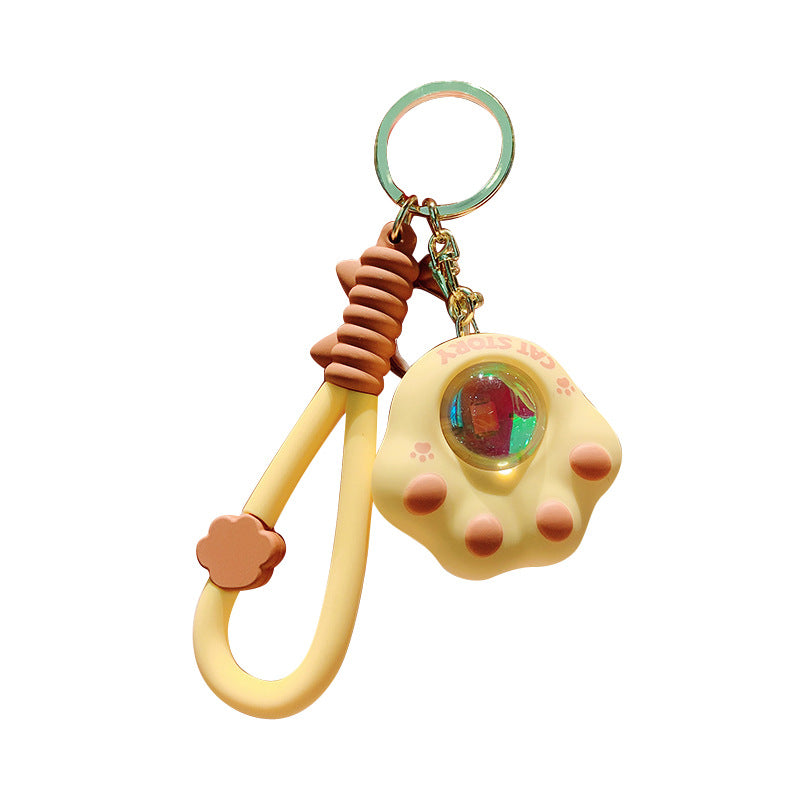 llavero de garra de gato acrílico acrílico al por mayor