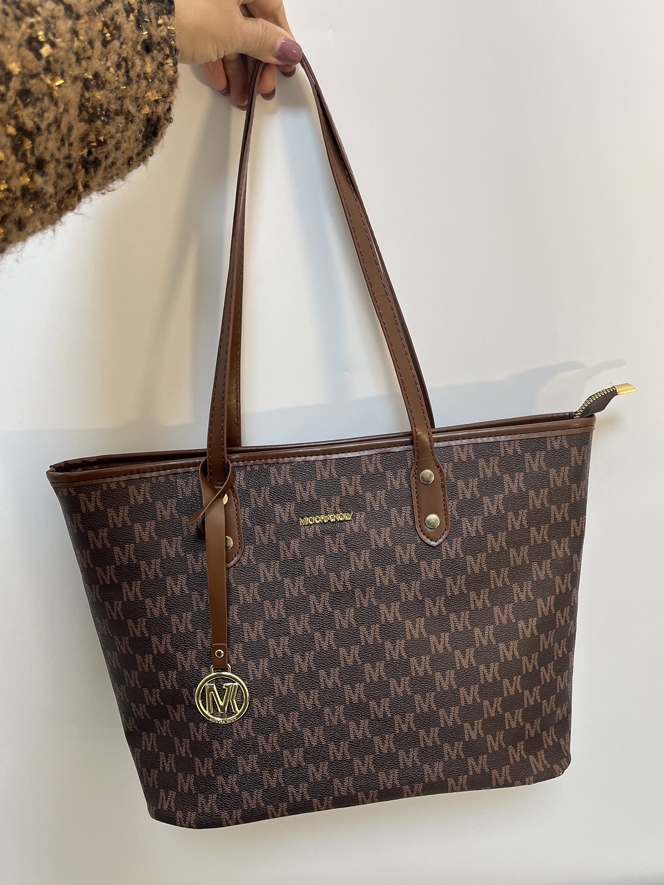 Wholesale 2025 new cherry blossom tote Bag female commuter niche ins style handbag large capacity shoulder Bag