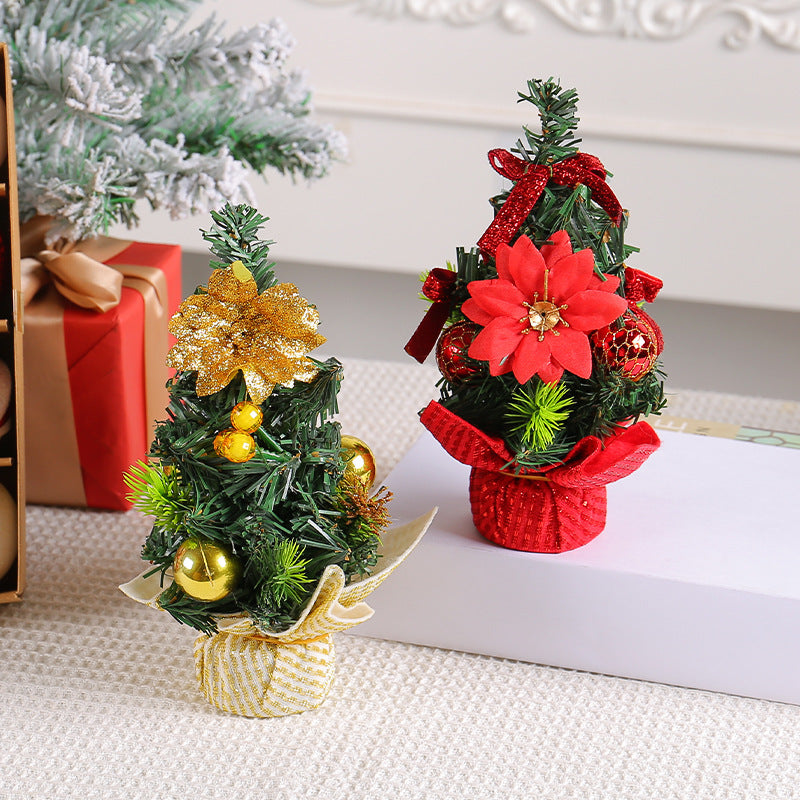 Wholesale Mini Christmas Tree Restaurant Tabletop Christmas Decorations