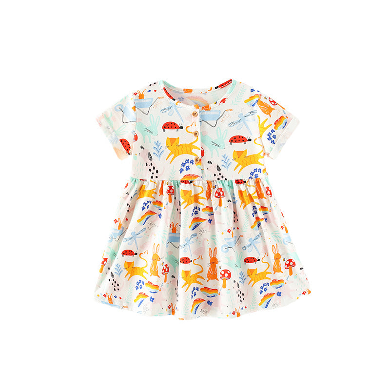 Wholesale Kids Printed Dresses