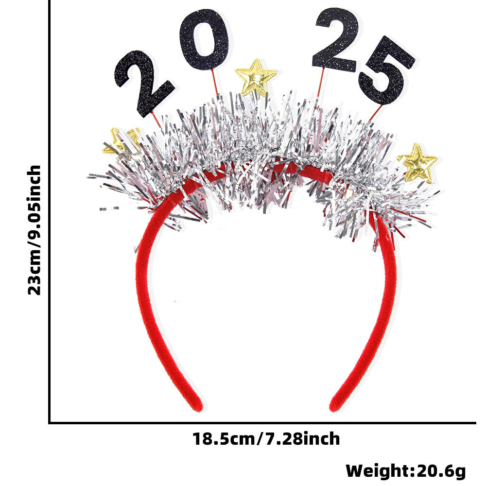 Wholesale 2025 New Year's Party Party Decoration Headband