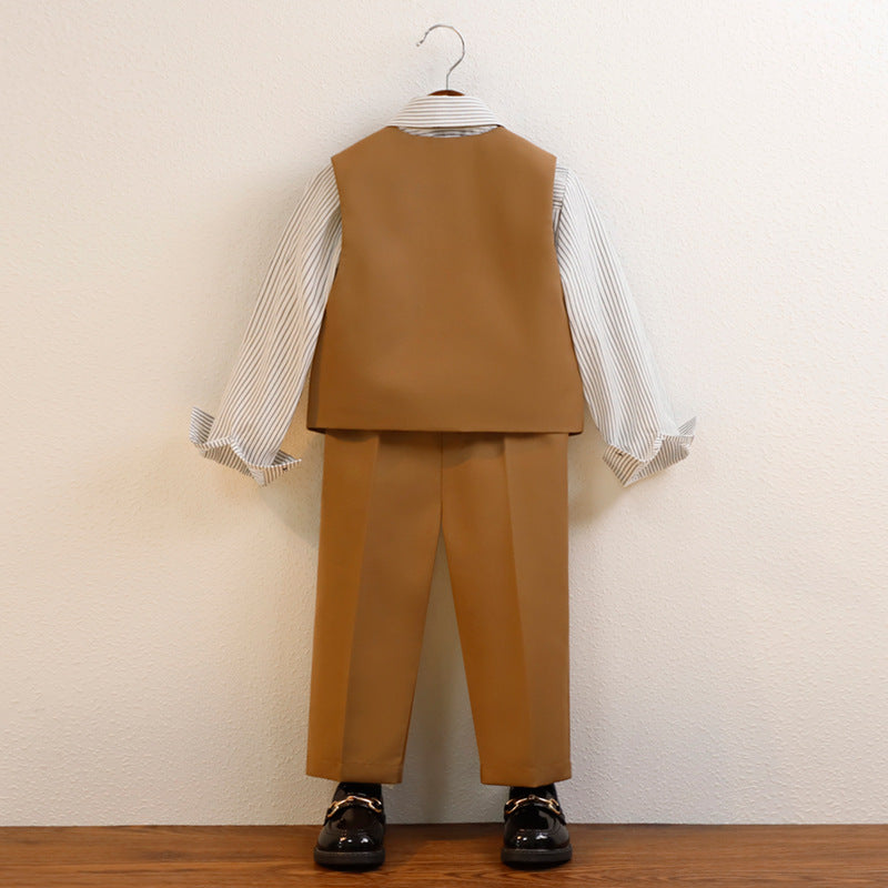 Wholesale Boys Polyester Vest Set