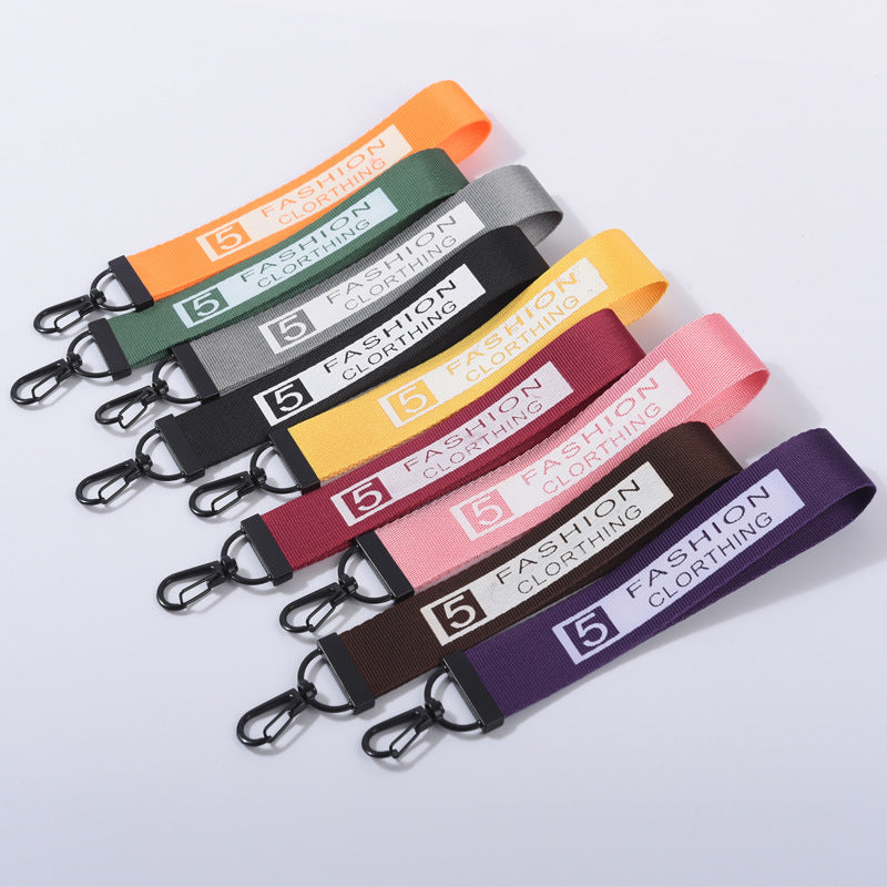 Wholesale Metal Webbing Alphabet Keychain
