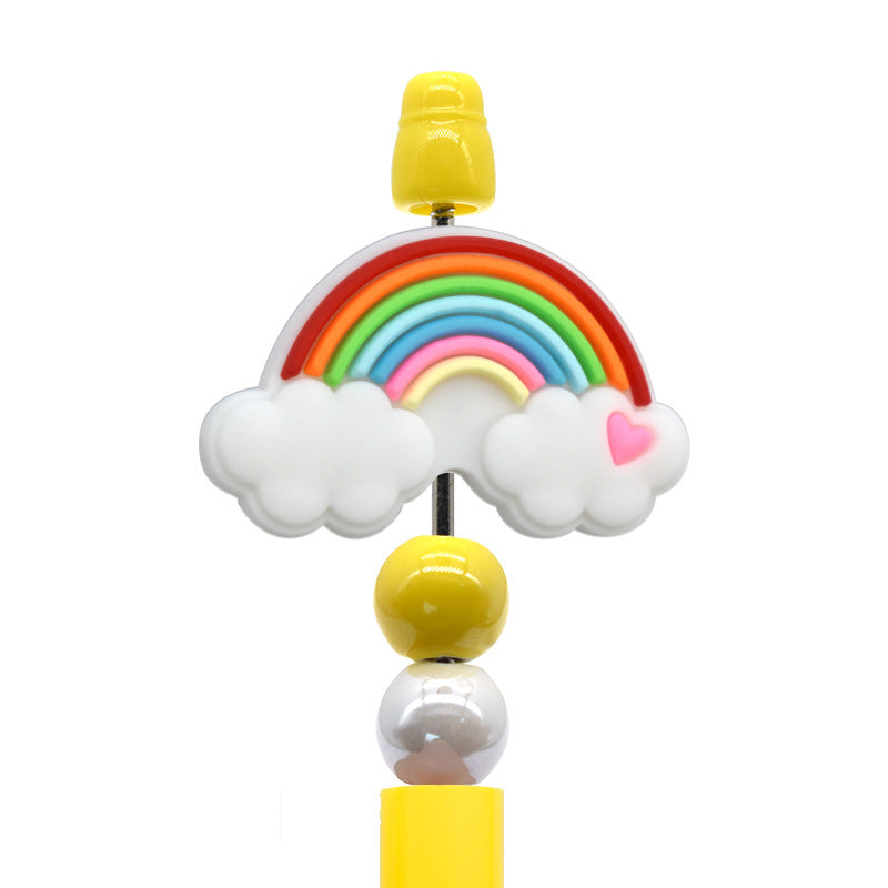 Wholesale 30pcs Cloud Rainbow Cute Animal Focal Beads