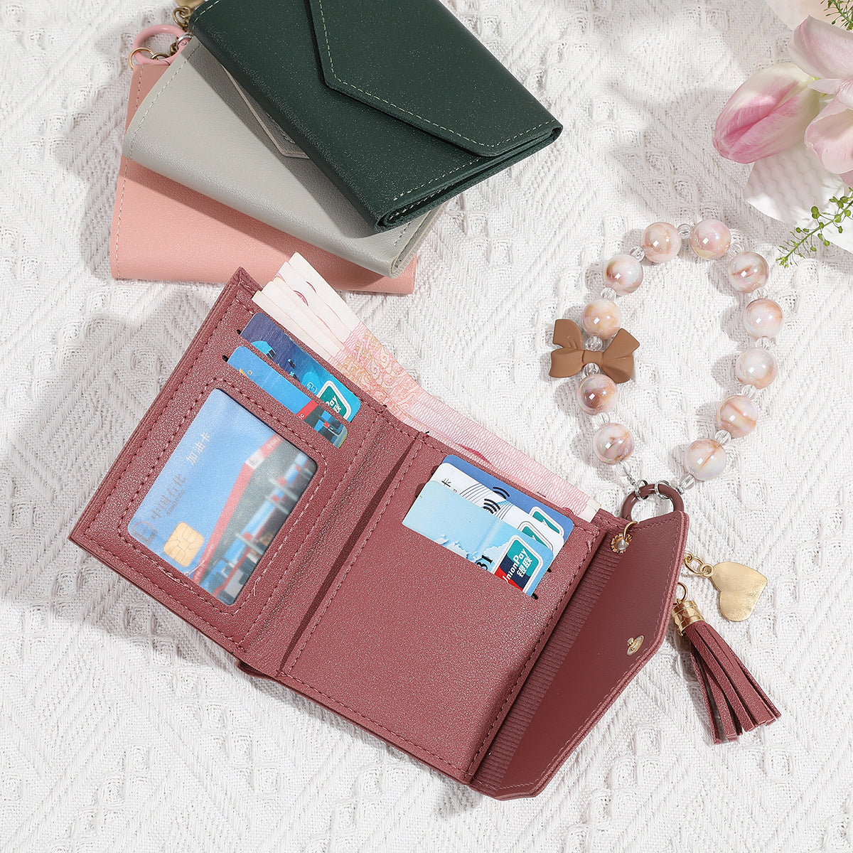 Llavero de muñeca de muñeca de bolsas de tarjeta PU al por mayor