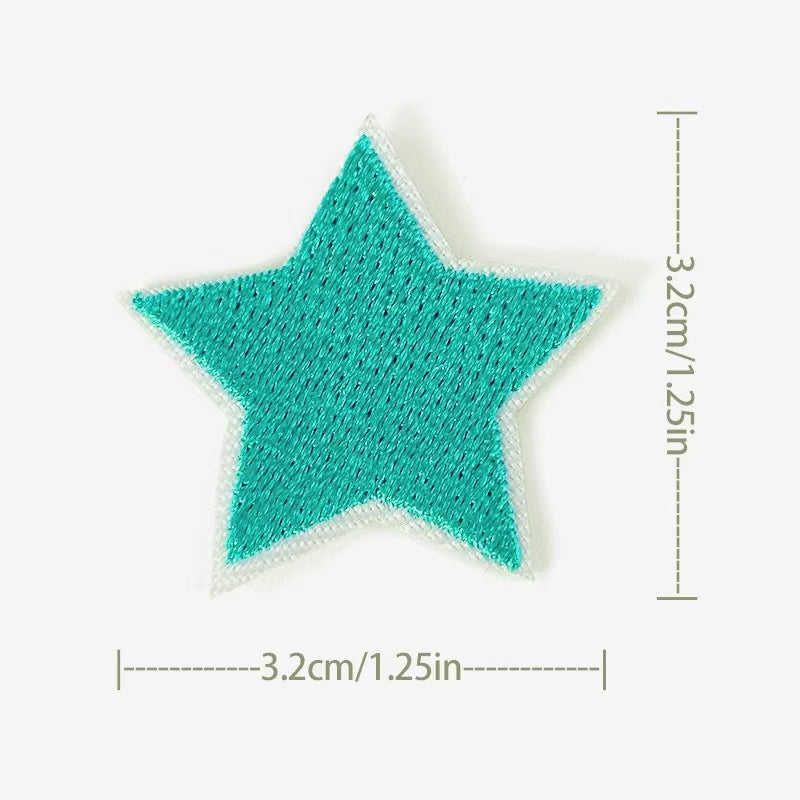 Wholesale Embroidered Star Patches 36 Pack Sew On Appliques For Clothing And Towels Fashion Accessory DIY Gift Resale