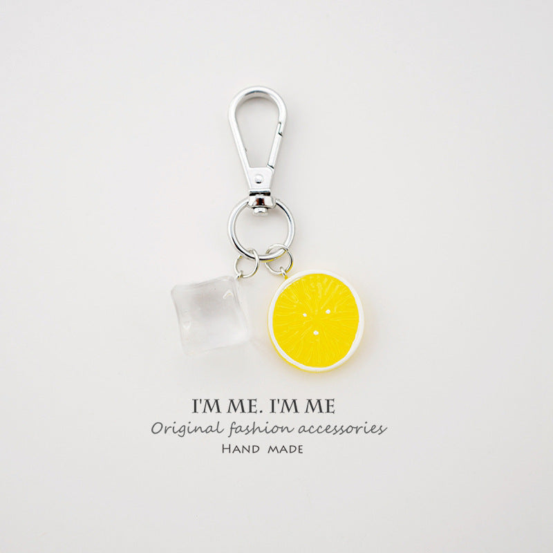 Wholesale Lemon Ice Summer Keychain