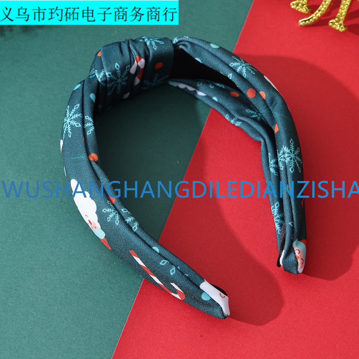 Wholesale Christmas Party Women's Headband Cross Cloth