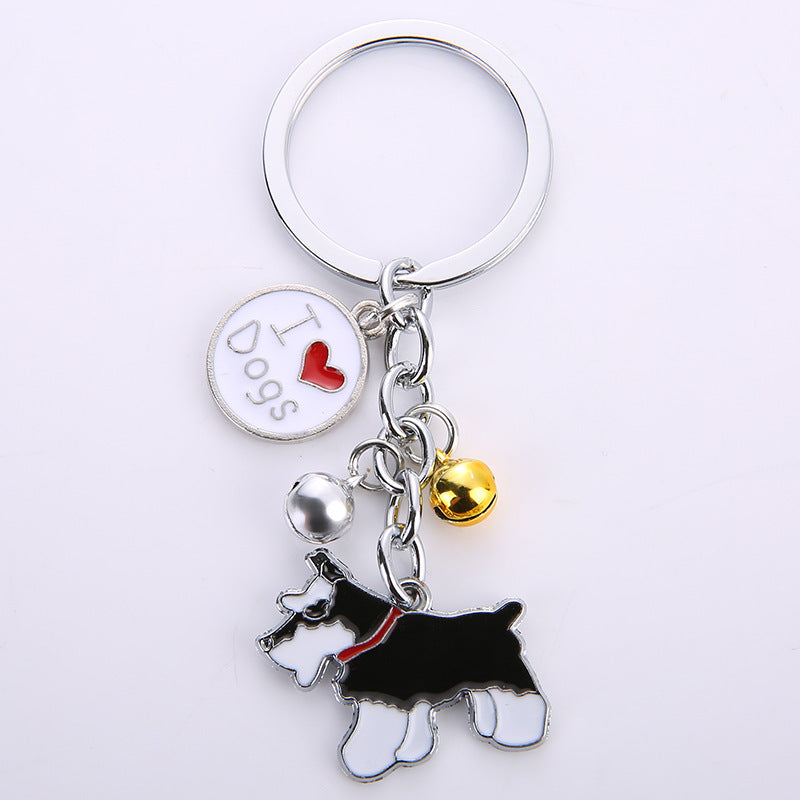 Wholesale Pet Dog Bell Metal Keychains