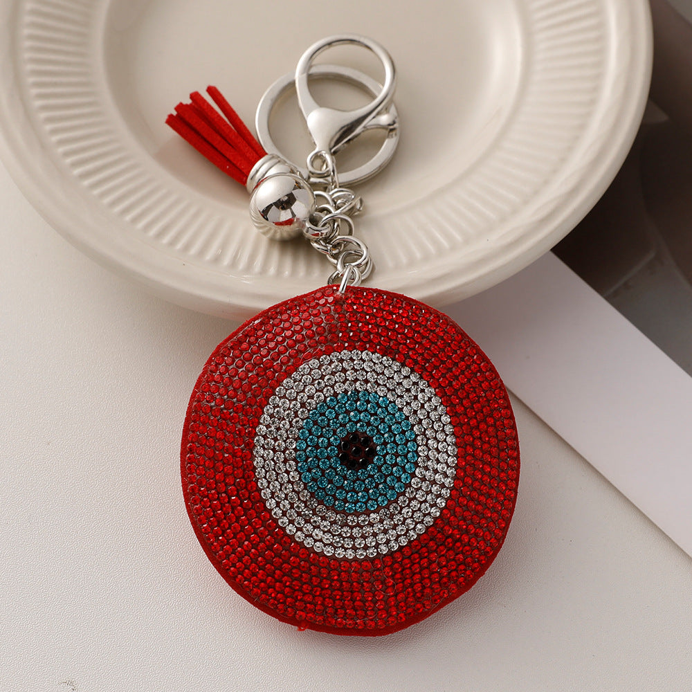 Wholesale Hot Diamond Devil's Eye Keychain