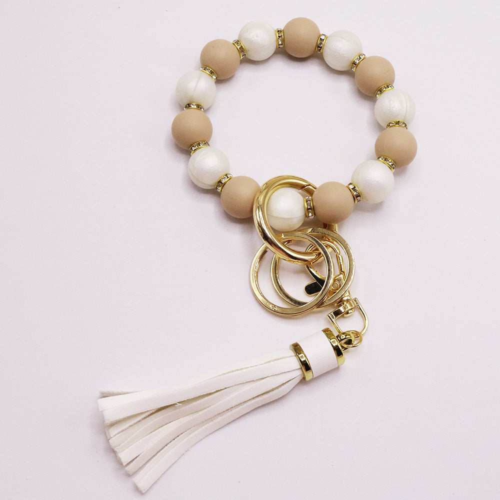 Wholesale 5pcs/pack  Diamond-encrusted sunflower bracelet Keychains