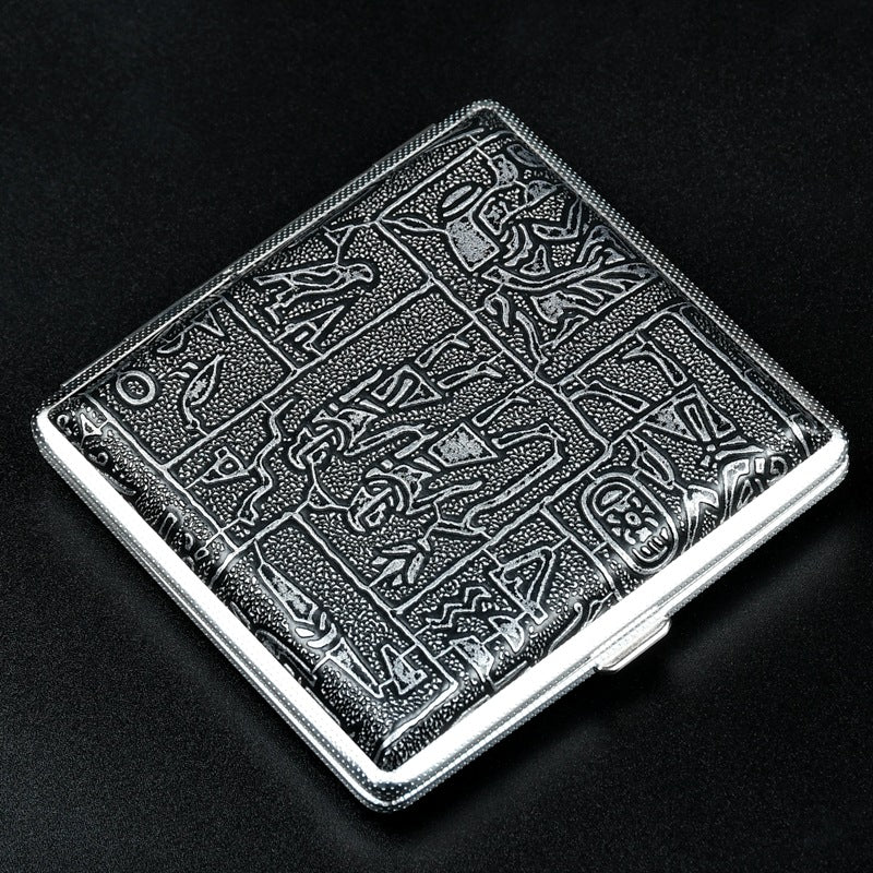 Wholesale 20 Pack Men's Independent Windproof Leather Cigarette Box