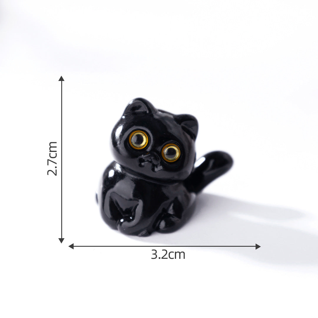 Wholesale Micro-landscape cat baby house mini car desktop small ornaments