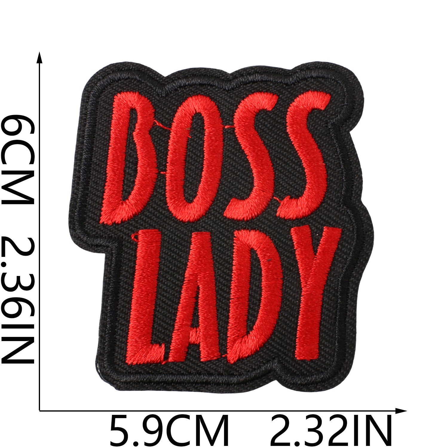 Wholesale Black Girl Magic Embroidered Iron On Patches Motivational Slogan DIY Clothing Decoration