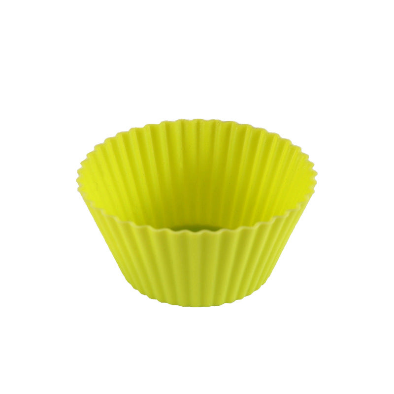 Wholesale Silicone Mold High Temperature Resistant Muffin Cup Candy Round Puff Baking Tool